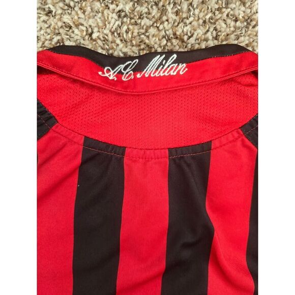 Vintage AC Milan Jersey Adidas Zafira Sponsor 2003-04 Size S Football Shirt Y2K - Picture 4 of 7